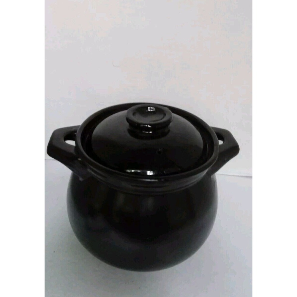 Clay Pot‎ Casserole Dish with Lid, Ceramic Cookware, Soup Stew Pot